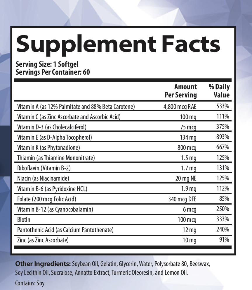 MVW Complete Formulation® D3000 Softgels – Step 1 Increase